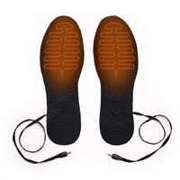 30seven - Heated ajustable textile insoles - Black - with glow