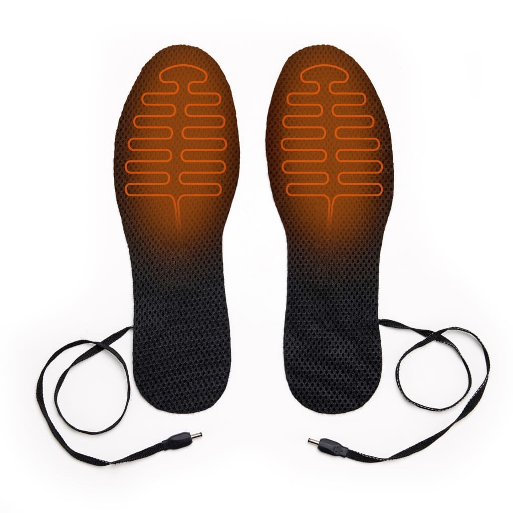 Heated Adjustable Textile Insoles Black – 30seven