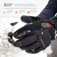 Heated Gloves — Extra-Warm Gloves with Primaloft Insulation