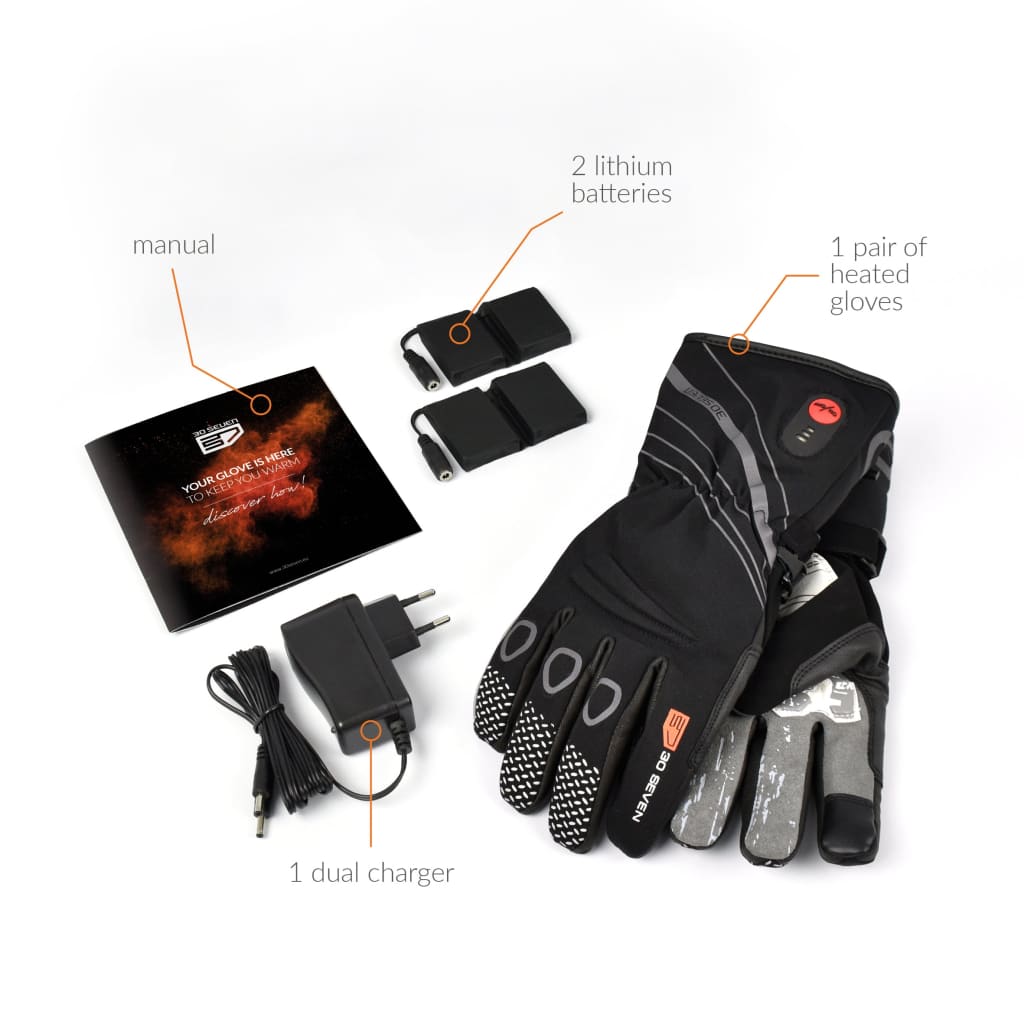Beheizte Fahrradhandschuhe mit Novaheat®-Technologie – 30seven