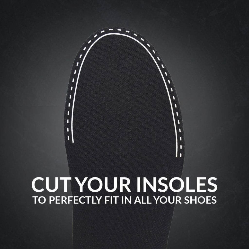 30seven heated insoles - cut your insoles to perfectly fit in all your shoes