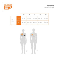 30seven - Heated padded jacket - Regular fit for Men - with hood - Super power technology - Size guide